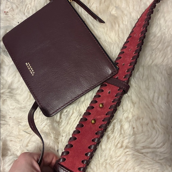 Isabel Marant Oskan Soft Berry Suede - Picture 2 of 6